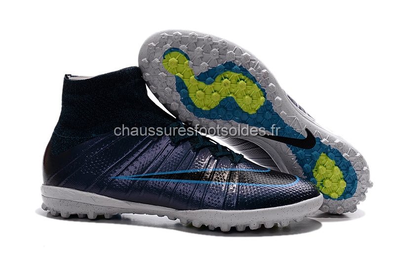 Nike Crampon De Foot MercurialX Proximo TF Noir Bleu Blanc