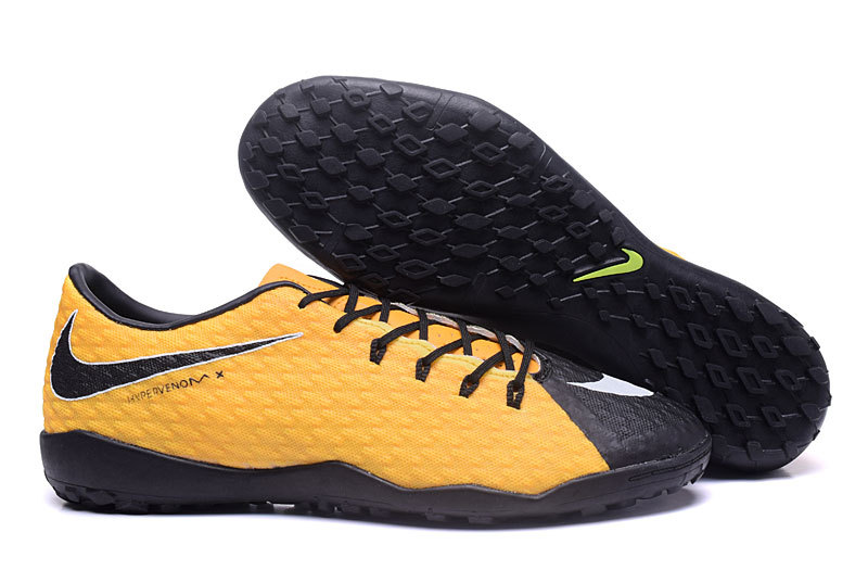 Nike Crampon De Foot Hypervenom Phelon III TF Jaune Noir