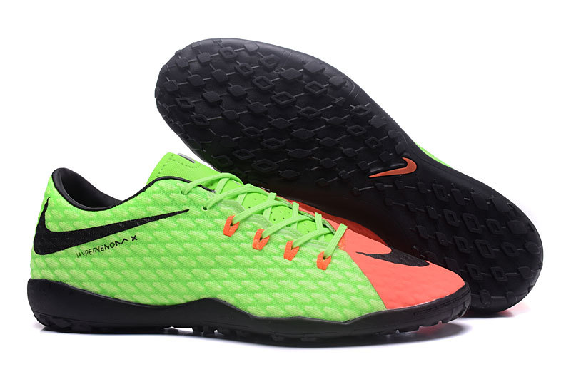 Nike Crampon De Foot Hypervenom Phelon III TF Fluorescent Orange Noir
