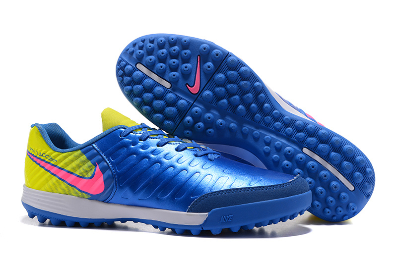 Nike Crampon De Foot Tiempo Mystic VII TF Bleu Jaune