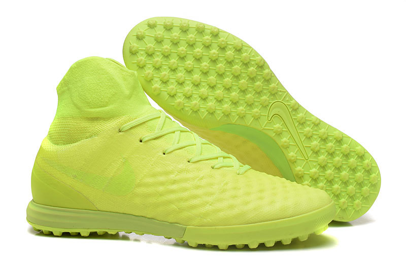 Nike Crampon De Foot Magista Obra II TF Jaune Fluorescent