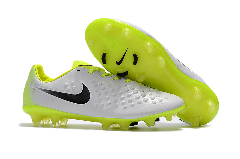 Nike Crampon De Foot Magista Orden II FG Blanc Fluorescence Vert