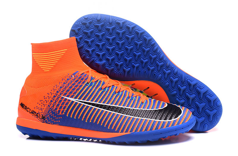 Nike Crampon De Foot MagistaX Proximo II TF Orange Bleu Noir