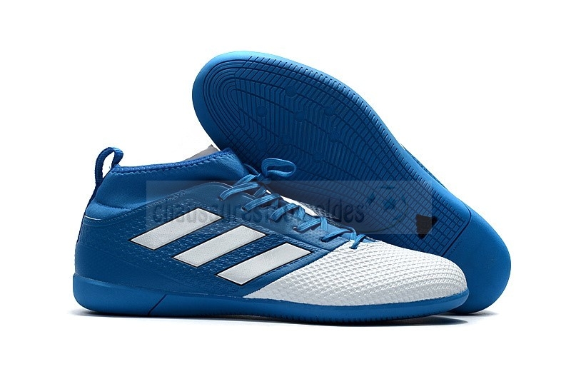 Adidas Crampon De Foot Ace 17.3 PRIMEMESH IC Bleu Blanc