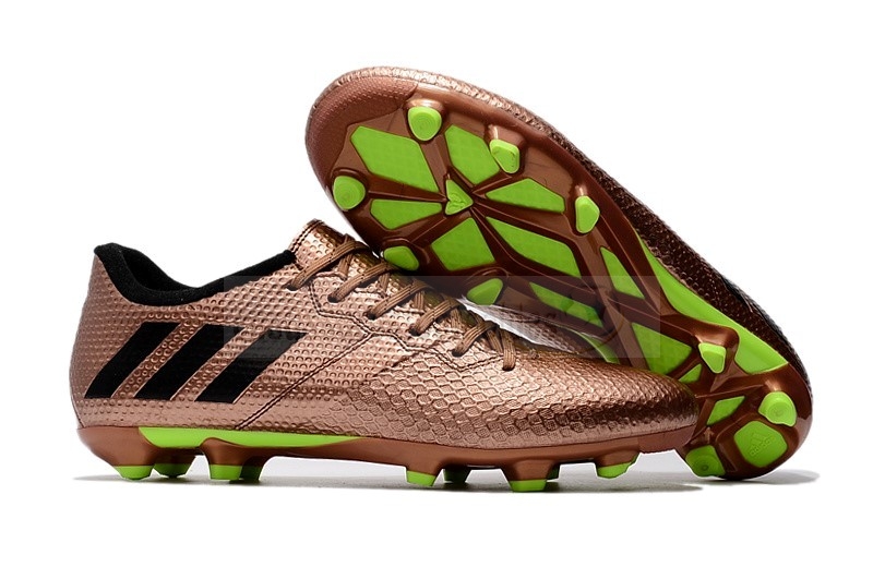 Adidas Crampon De Foot Messi 16.3 FG Or Vert Noir
