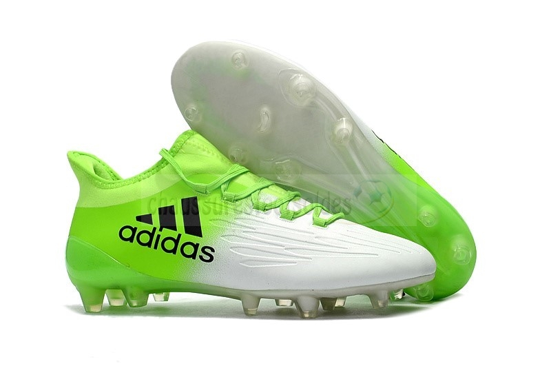 Adidas Crampon De Foot X 16.1 FG Blanc Vert