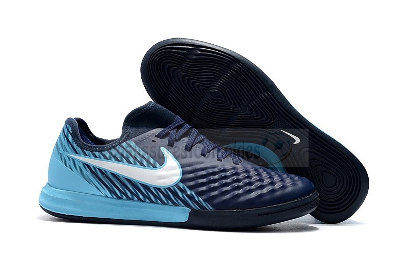 Nike Crampon De Foot MagistaX Finale II IC Bleu Foncé