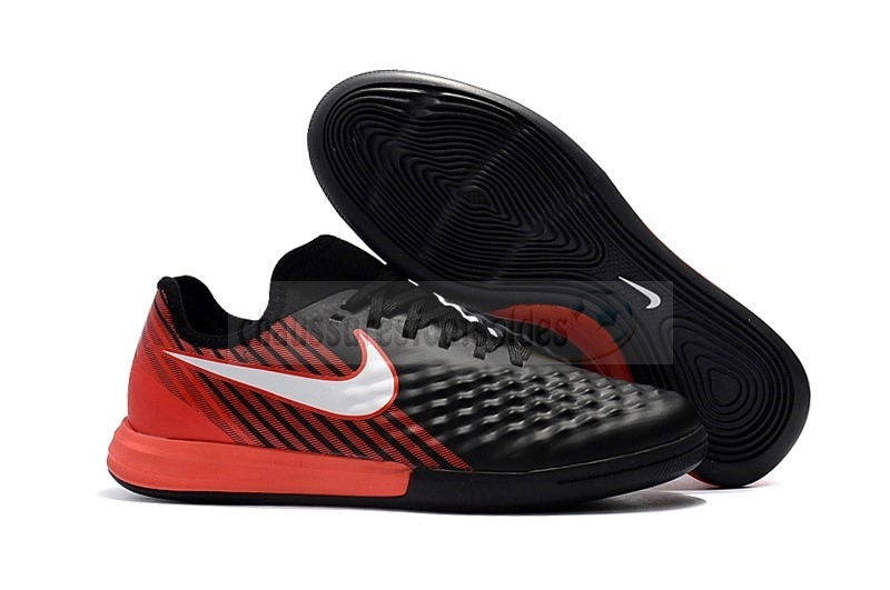 Nike Crampon De Foot MagistaX Finale II IC Rouge Noir