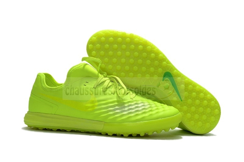 Nike Crampon De Foot MagistaX Finale II TF Vert Fluorescent