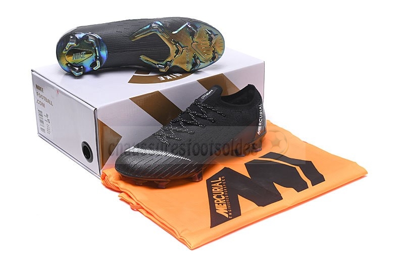 Nike Crampon De Foot Mercurial Superfly VI 360 Elite FG Noir