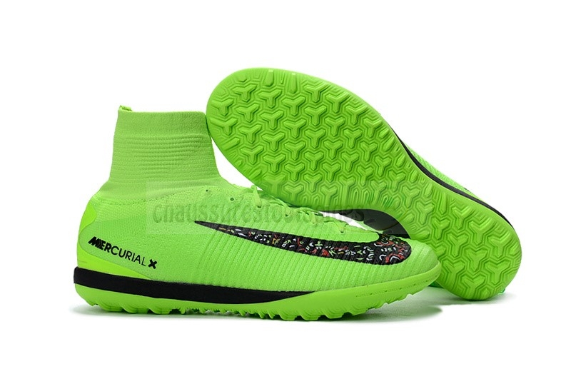 Nike Crampon De Foot Mercurial X Proximo II MD TF Vert Noir Multicolore