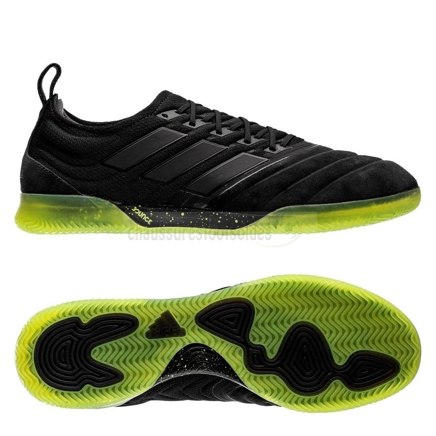 Adidas Crampon De Foot Copa 19.1 IN Exhibit Noir Vert