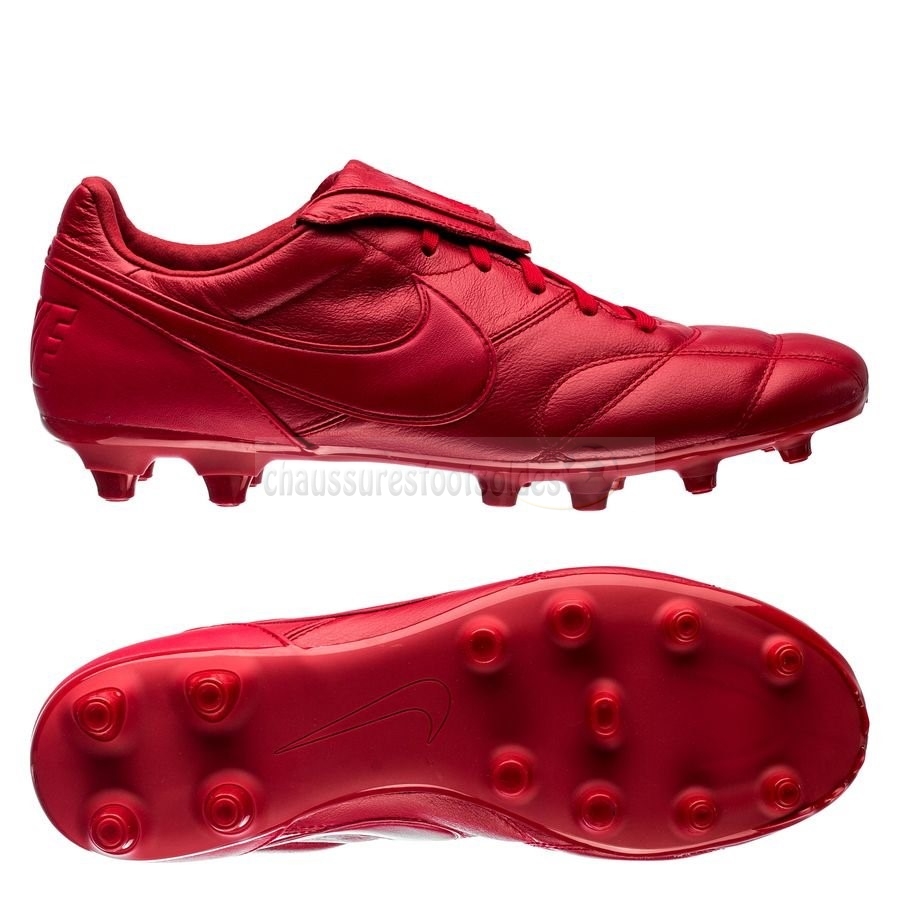 Nike Crampon De Foot Premier II FG Rouge