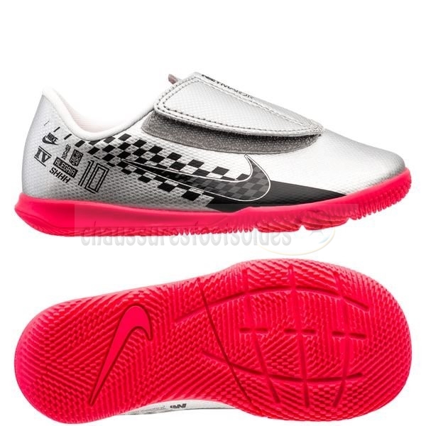 Nike Crampon De Foot Mercurial Vapor 13 Club Velcro IC Blanc