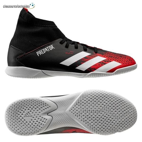 Adidas Crampon De Foot Predator 20.3 Enfants IN Noir Blanc Rouge