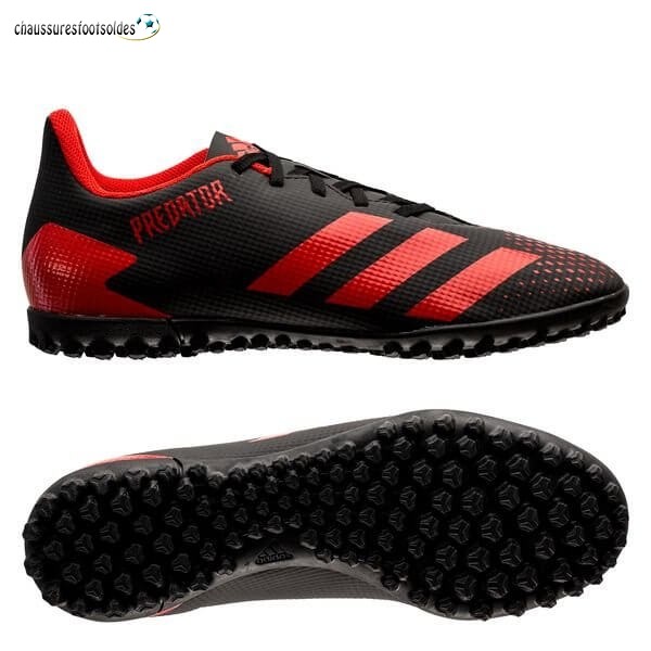 Adidas Crampon De Foot Predator 20.4 Femme TF Negro Rojo