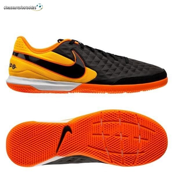 Nike Crampon De Foot Tiempo Legend 8 Academy IC Noir Orange