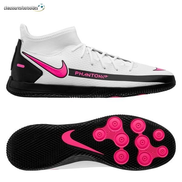 Nike Crampon De Foot Phantom GT Club DF IC Daybreak Blanc Rose Noir