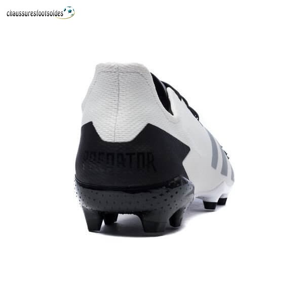 Adidas Crampon De Foot Predator 20.2 FG/AG Inflight Blanc Argent Noir