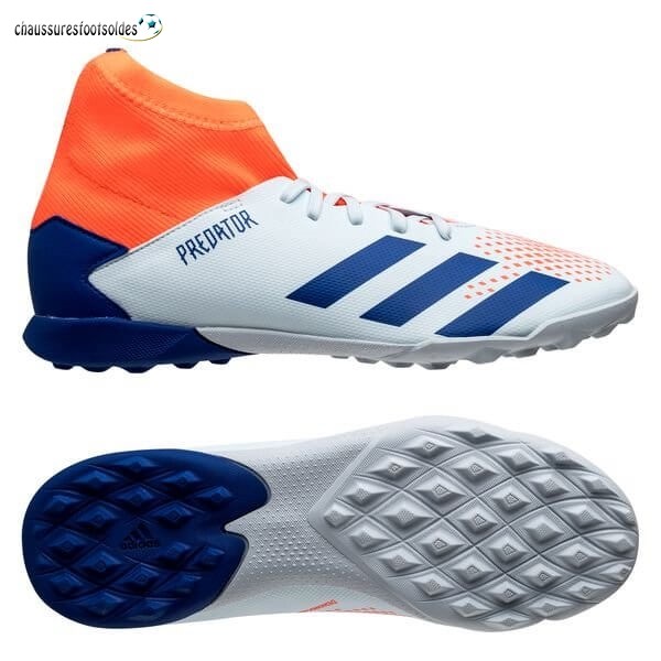 Adidas Crampon De Foot Predator 20.3 Enfants TF Glory Hunter Bleu Blanc Orange