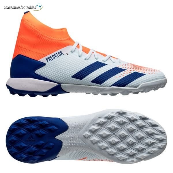 Adidas Crampon De Foot Predator 20.3 TF Glory Hunter Bleu Blanc Orange