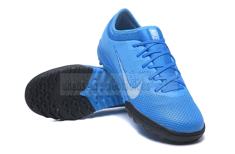 Nike Crampon De Foot Mercurial VaporX VII Pro TF Bleu