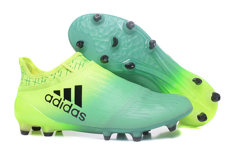 Adidas Crampon De Foot X Purechaos 16+ FG Jaune Vert