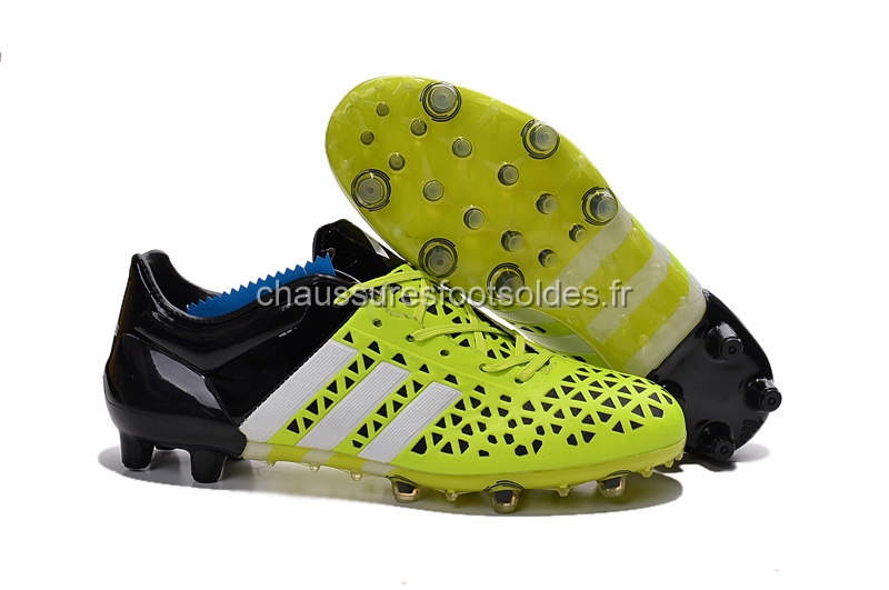 Adidas Crampon De Foot Ace 15.1 AG Vert Fluorescent Noir
