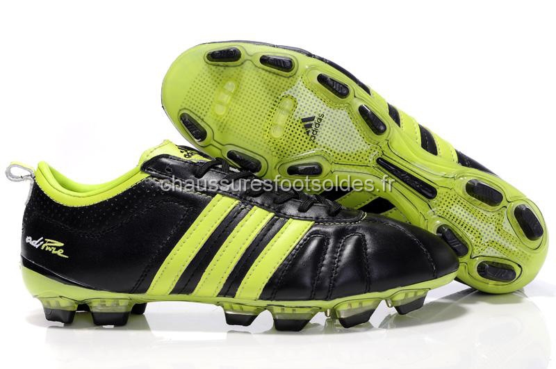 Adidas Crampon De Foot AdiPure 11Pro IV FG Noir Vert Fluorescent