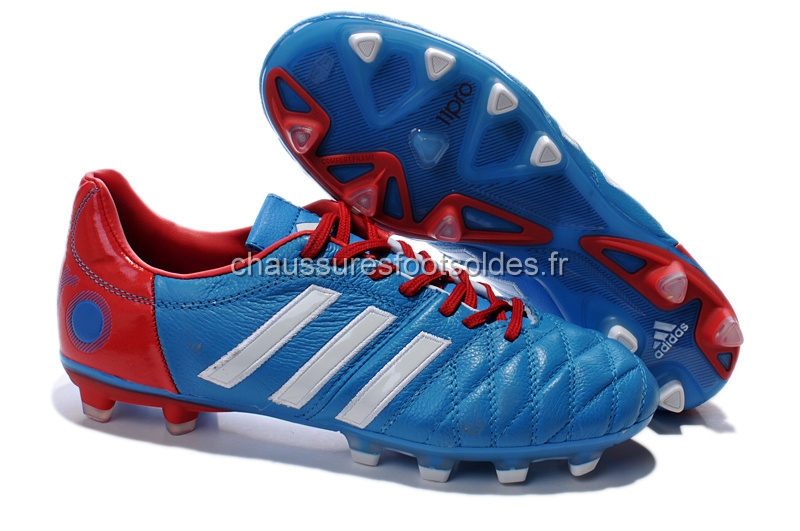 Adidas Crampon De Foot AdiPure 11Pro VI FG Bleu Rouge