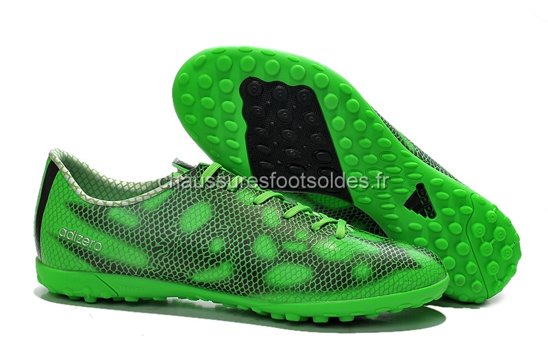 Adidas Crampon De Foot F50 Adizero TF Vert Noir
