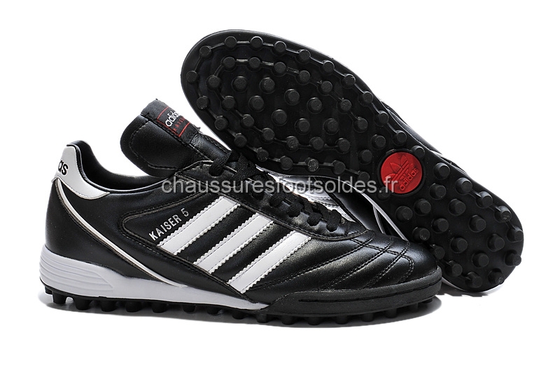 Adidas Crampon De Foot Kaiser 5 TF Noir Blanc
