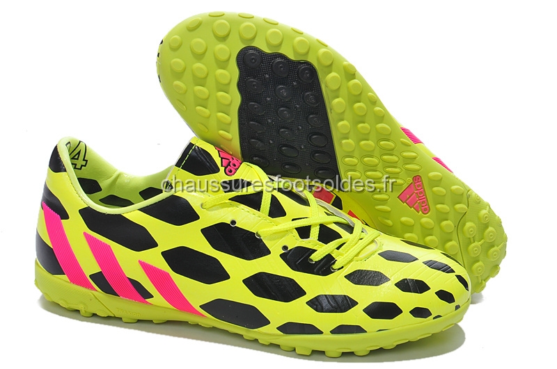 Adidas Crampon De Foot Predator Instinct TF Vert Fluorescent Noir