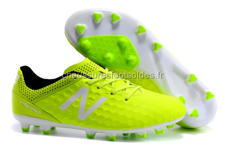 New Balance Crampon De Foot Visaro FG Vert Fluorescent Blanc