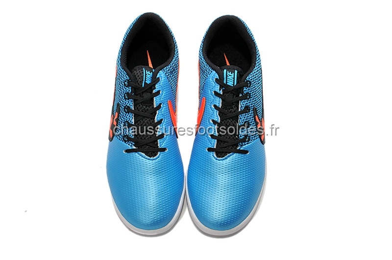 Nike Crampon De Foot Elastico Femme TF Bleu Blanc