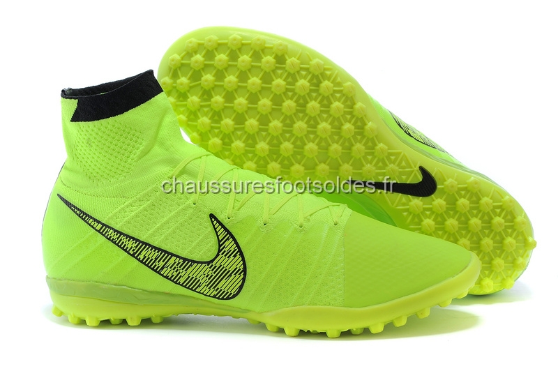 Nike Crampon De Foot Elastico Superfly TF Vert Fluorescent