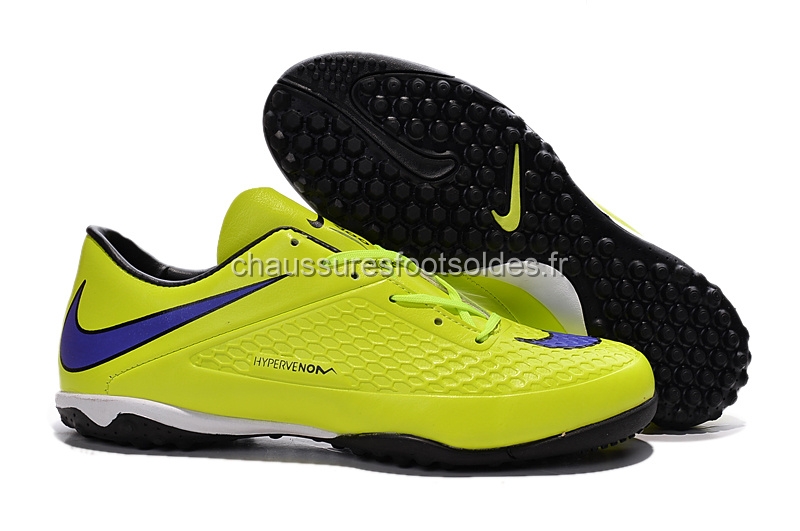 Nike Crampon De Foot HyperVenom TF Vert Fluorescent Bleu