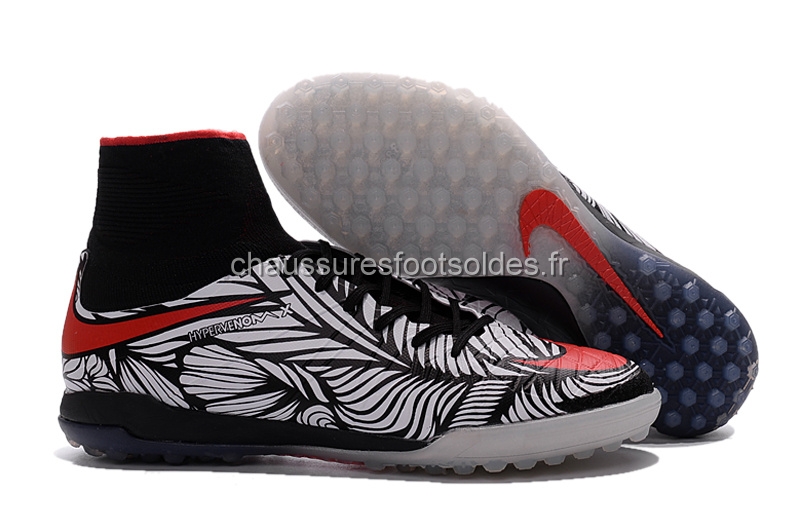 Nike Crampon De Foot HyperVenomX Proximo TF Rouge Noir Blanc