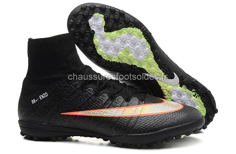 Nike Crampon De Foot Mercurial Superfly CR7 TF Noir Orange