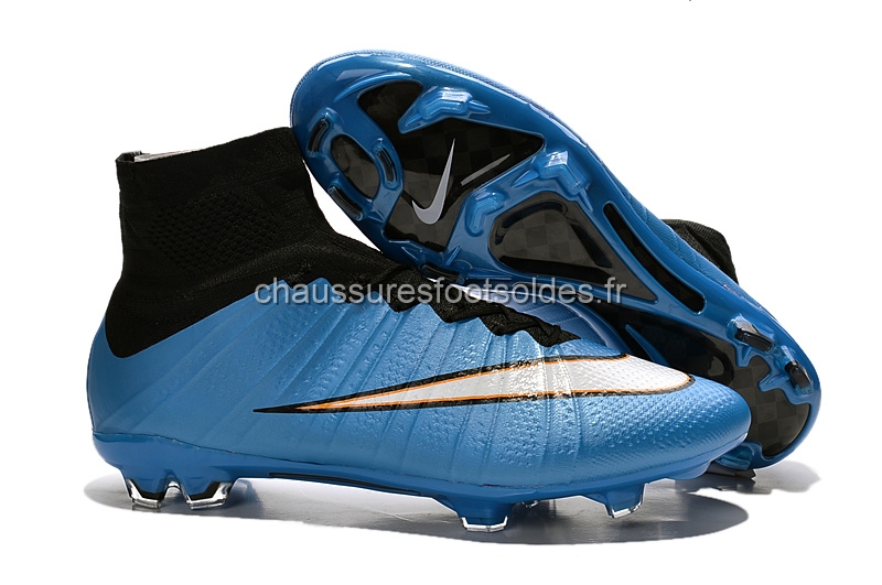 Nike Crampon De Foot Mercurial Superfly FG Noir Bleu
