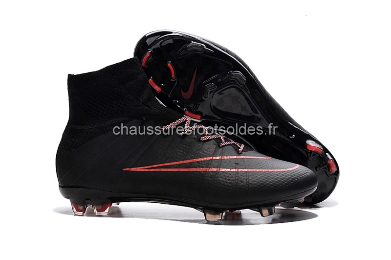 Nike Crampon De Foot Mercurial Superfly FG Noir Rouge