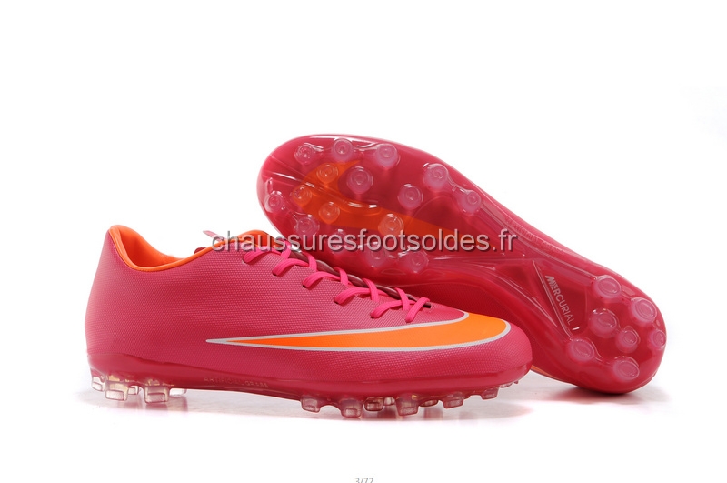 Nike Crampon De Foot Mercurial X Victory AG Rouge Orange