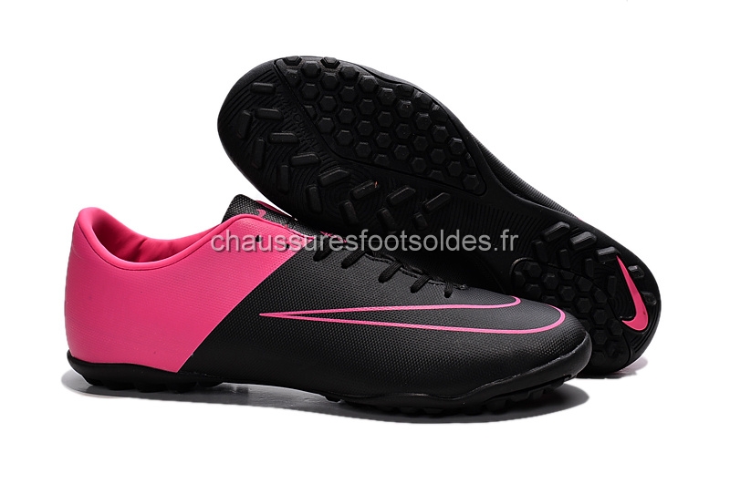 Nike Crampon De Foot Mercurial X Victory Enfants TF Rouge Noir