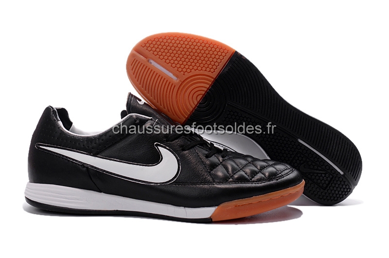 Nike Crampon De Foot Tiempo Legend V INIC Noir Blanc Noir