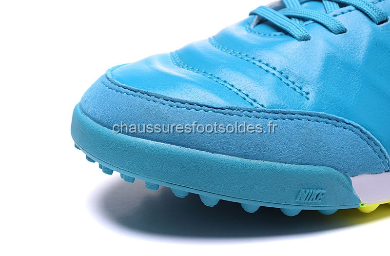 Nike Crampon De Foot Tiempo Legend VI TF Bleu Noir