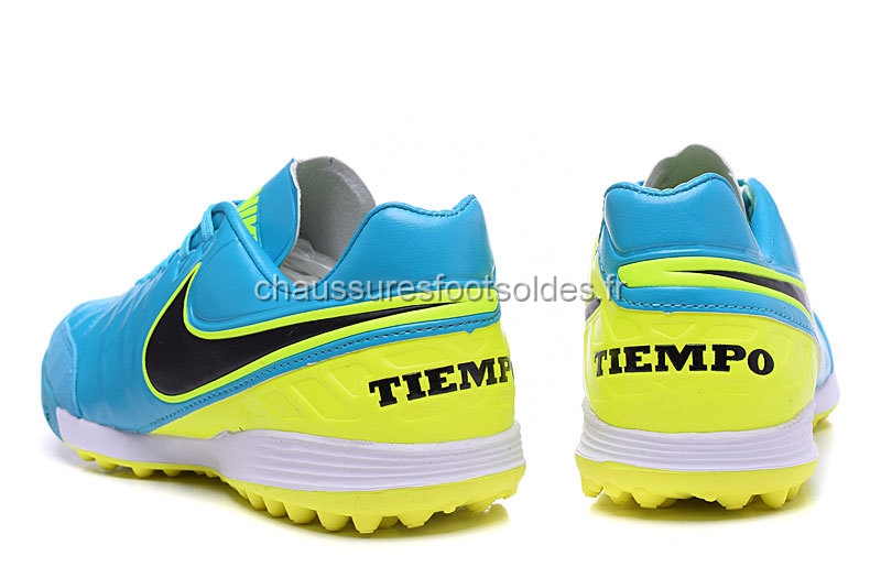 Nike Crampon De Foot Tiempo Legend VI TF Bleu Noir