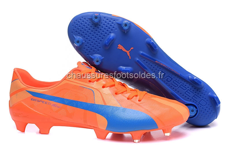 Puma Crampon De Foot evoPOWER FG Bleu Orange